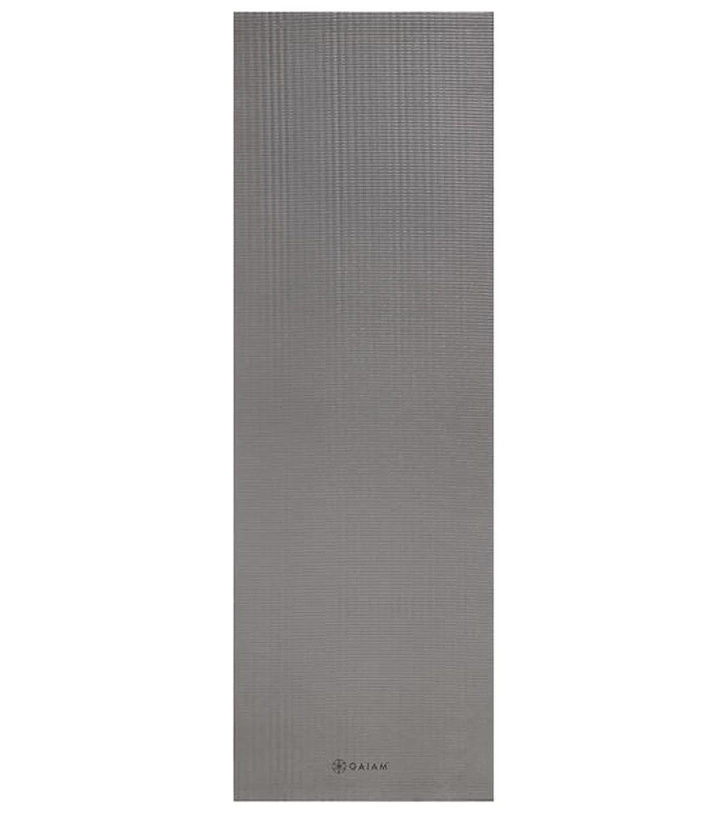 Gaiam Fitness Mat 23.6" 15mm Grey
