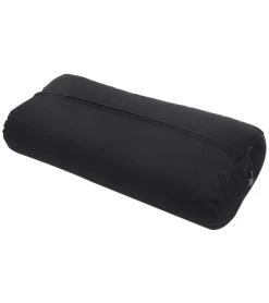 Everyday Yoga Low Impact Cotton Rectangular Yoga Bolster Black