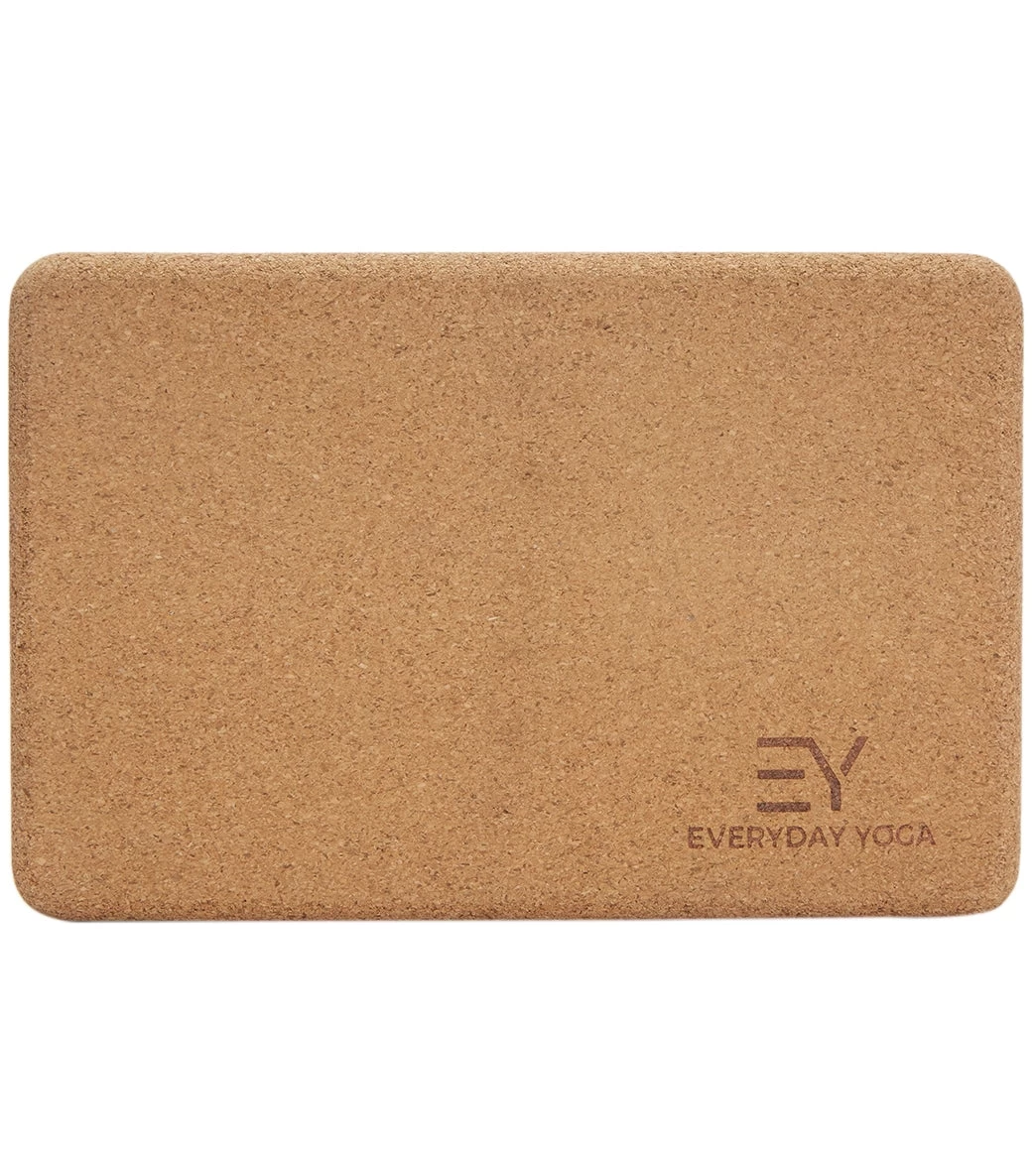 Everyday Yoga Cork Yoga Block 5 Inch - Image 3