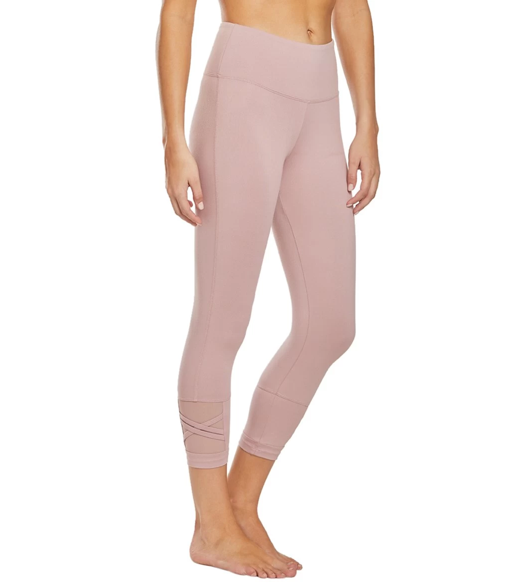 Balance Collection Ellie Yoga Capris Woodrose - Image 5