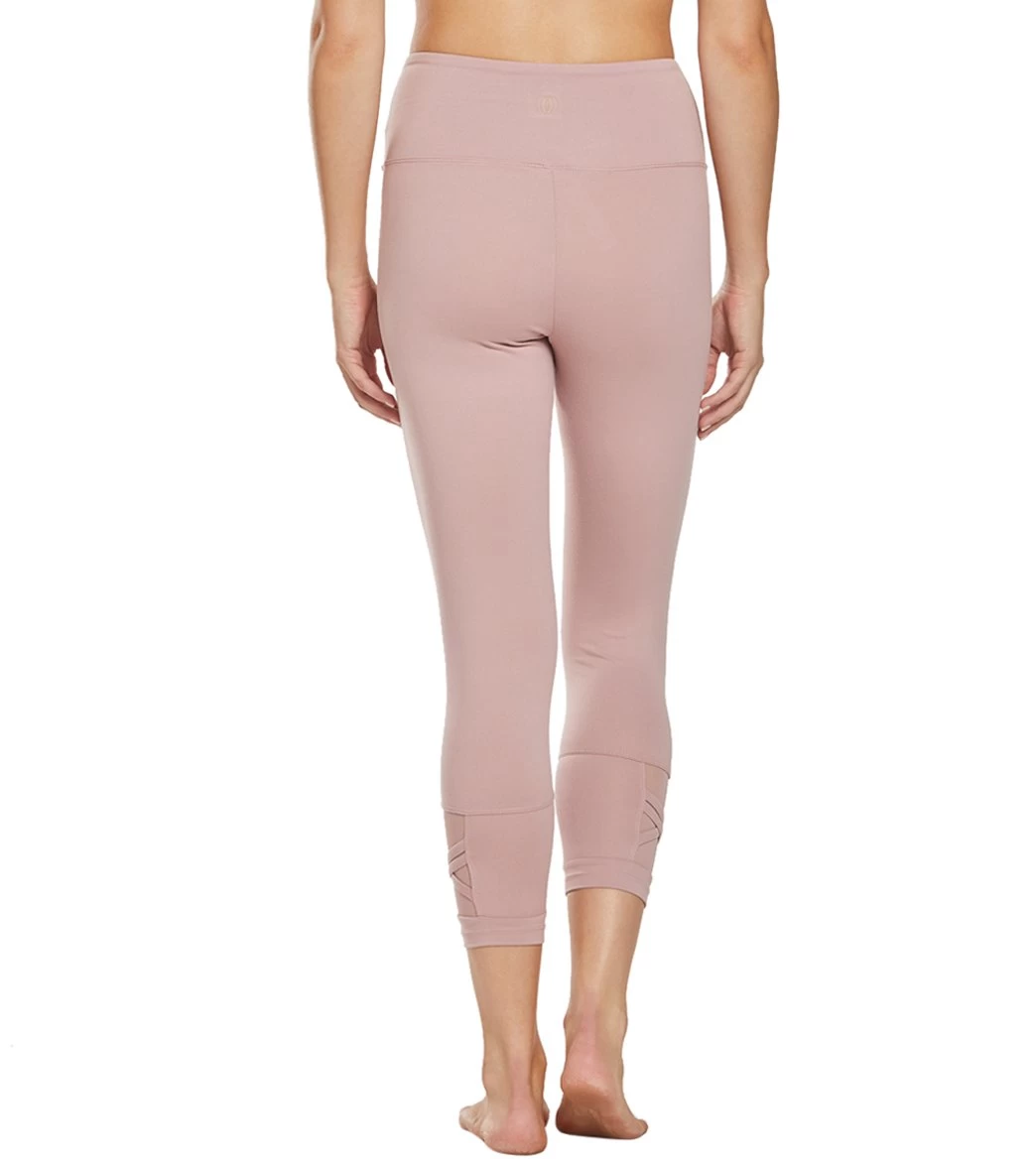 Balance Collection Ellie Yoga Capris Woodrose - Image 2