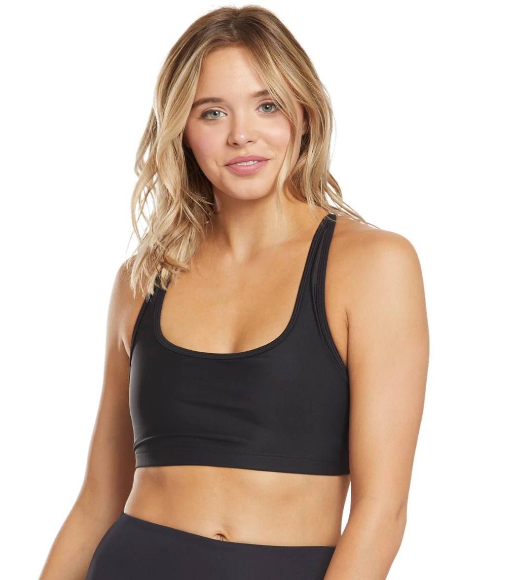 Onzie Bridge Yoga Sports Bra Black