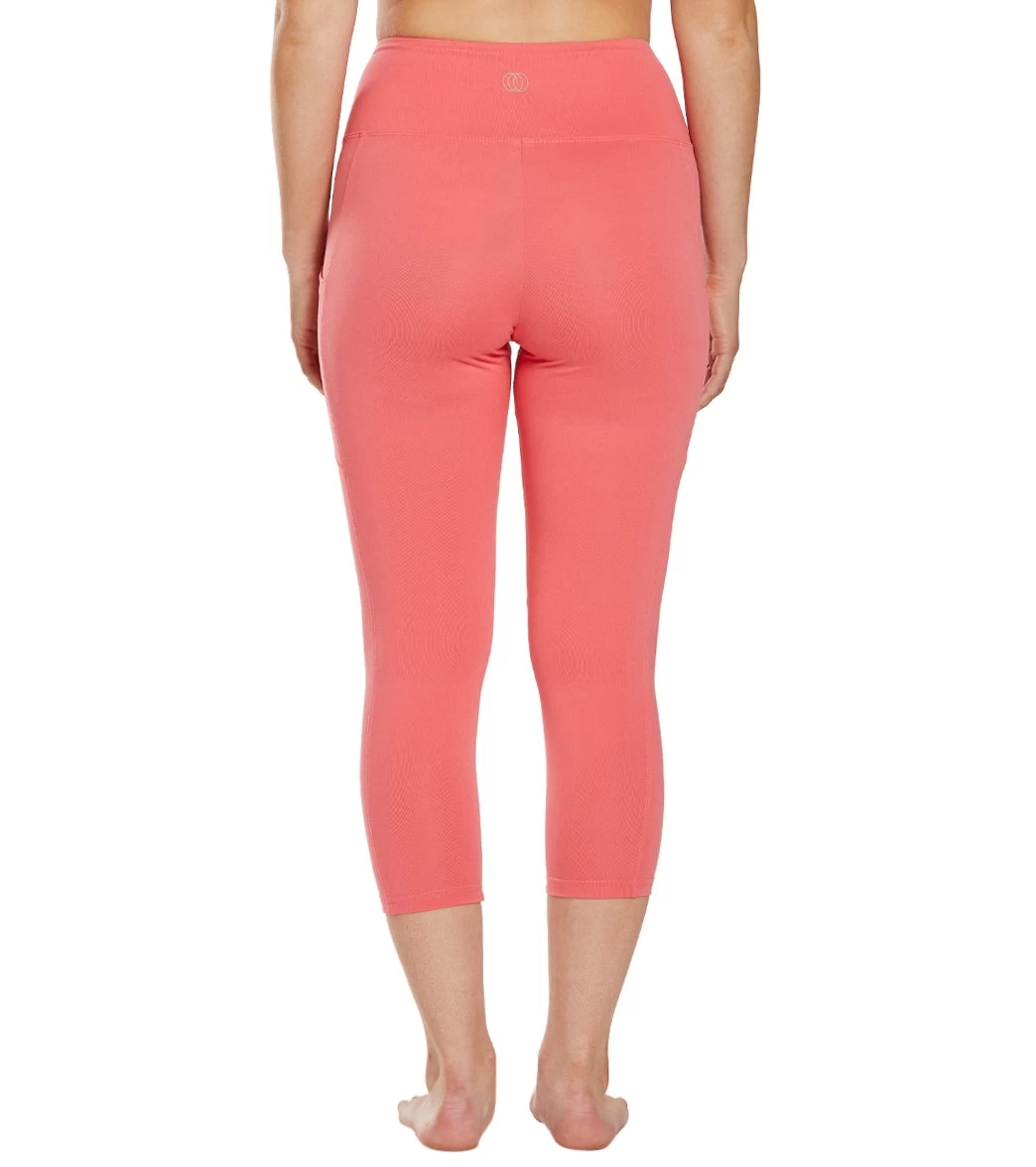 Balance Collection Eclipse Yoga Capris Rose Of Sharon - Image 2