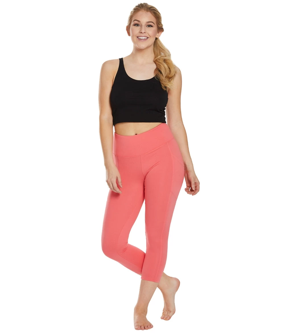 Balance Collection Eclipse Yoga Capris Rose Of Sharon - Image 3