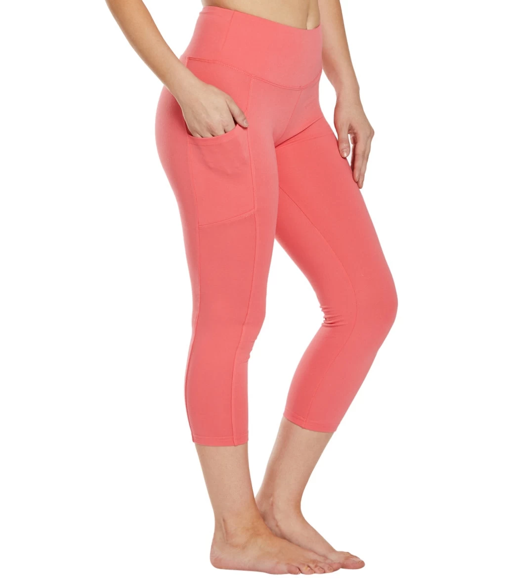 Balance Collection Eclipse Yoga Capris Rose Of Sharon - Image 5