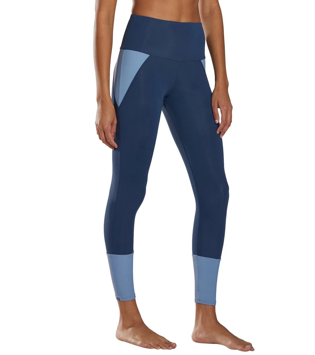 Onzie Athletic Yoga 7/8 Leggings Pebble/Pewter