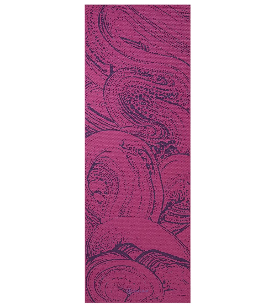 Gaiam Lilac Aurora Premium Reversible Yoga Mats 68" 6mm - Image 2