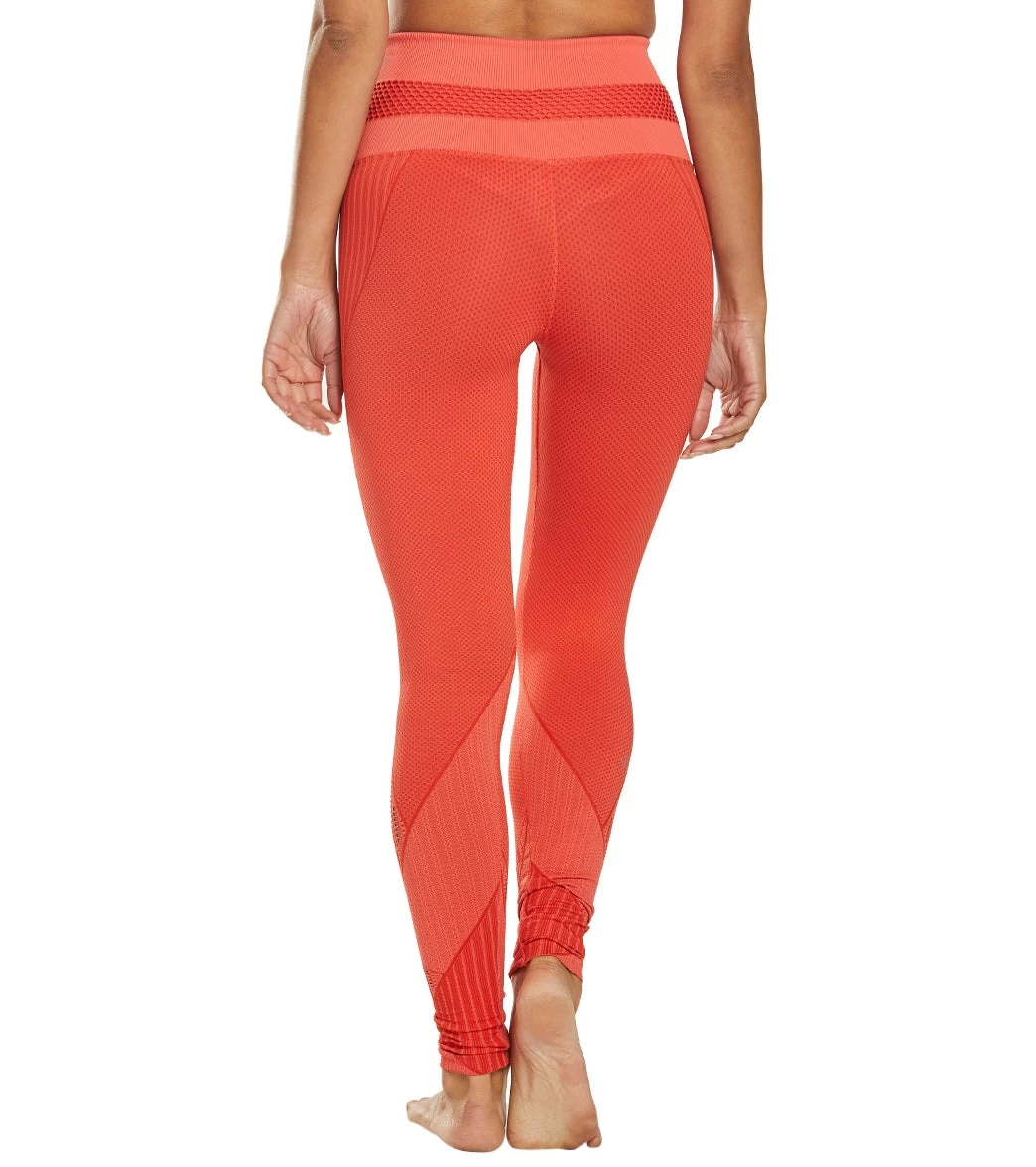 NUX Get Shredded High Waisted Seamless Yoga Leggings Poppy - Image 2