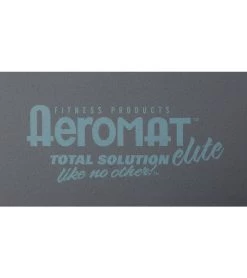 AeroMat Elite Workout Mat With Handles 48" 12.7mm Extra Thick Charcoal