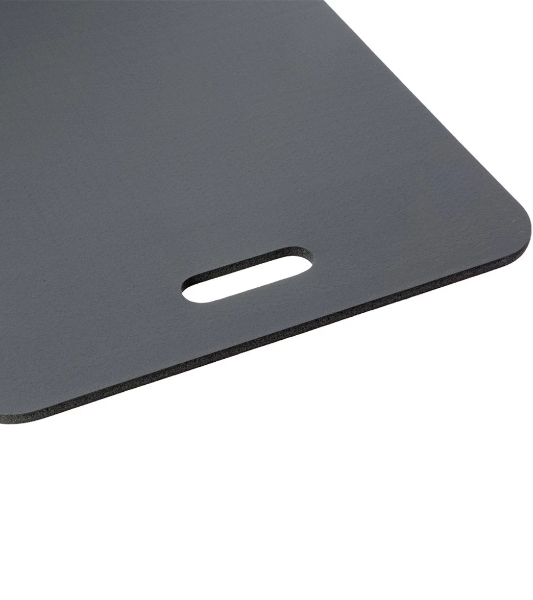 AeroMat Elite Workout Mat With Handles 48" 12.7mm Extra Thick Charcoal - Image 2