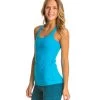 Beyond Yoga Long Racerback Cami Turqouise Tide