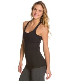 Beyond Yoga Long Racerback Cami Black