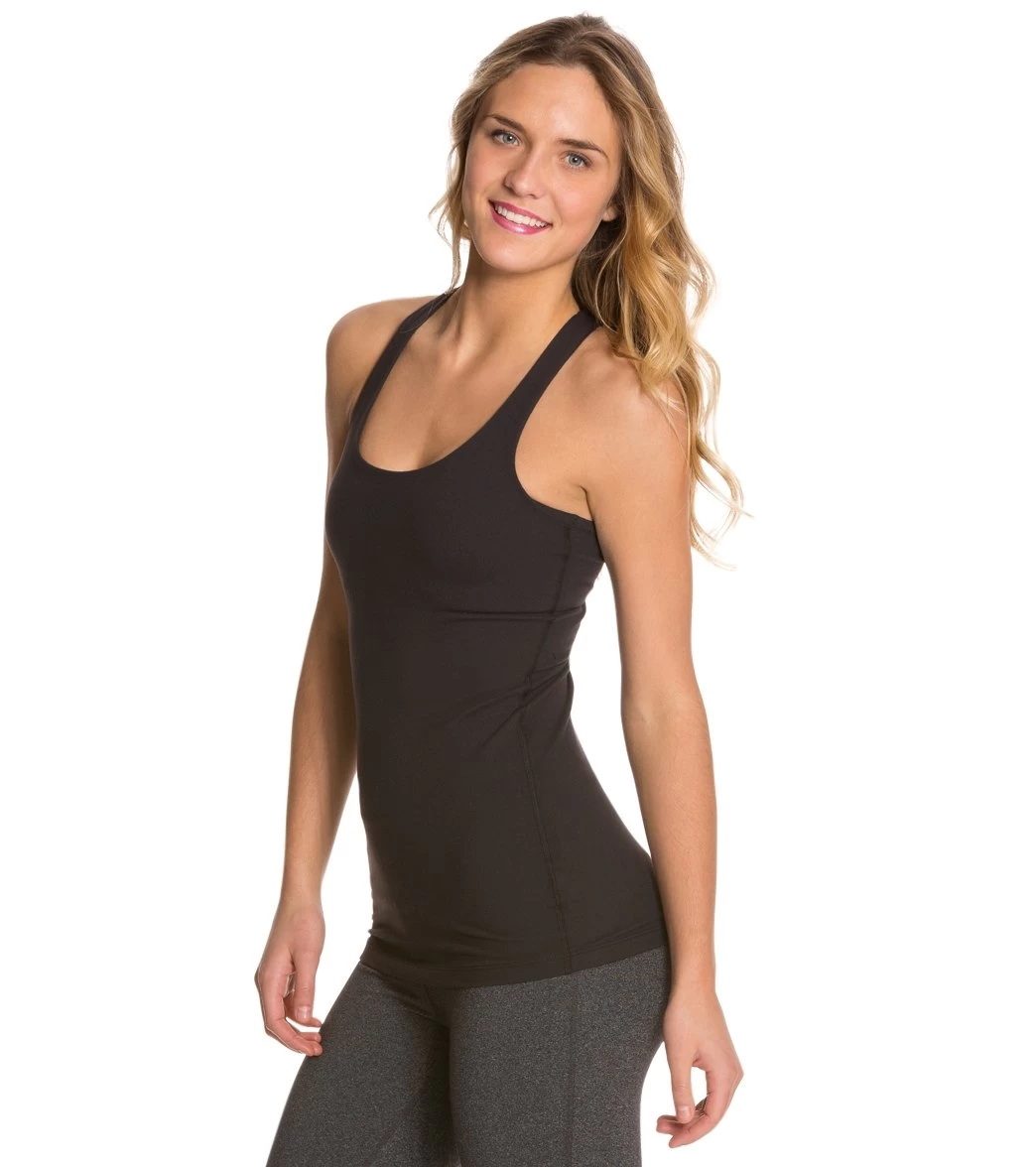Beyond Yoga Long Racerback Cami Black
