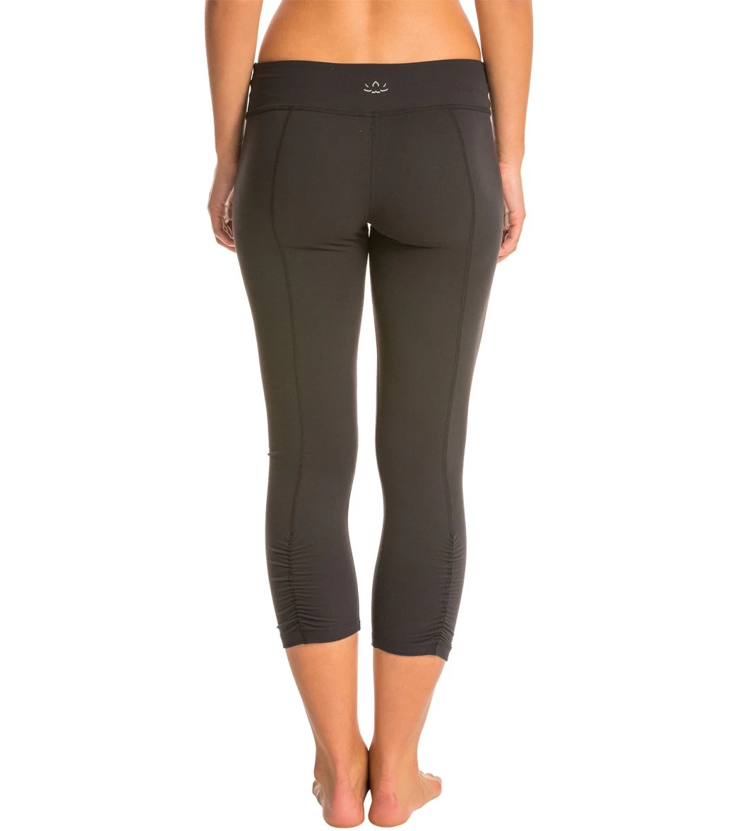 Beyond Yoga Back Gathered Yoga Capris