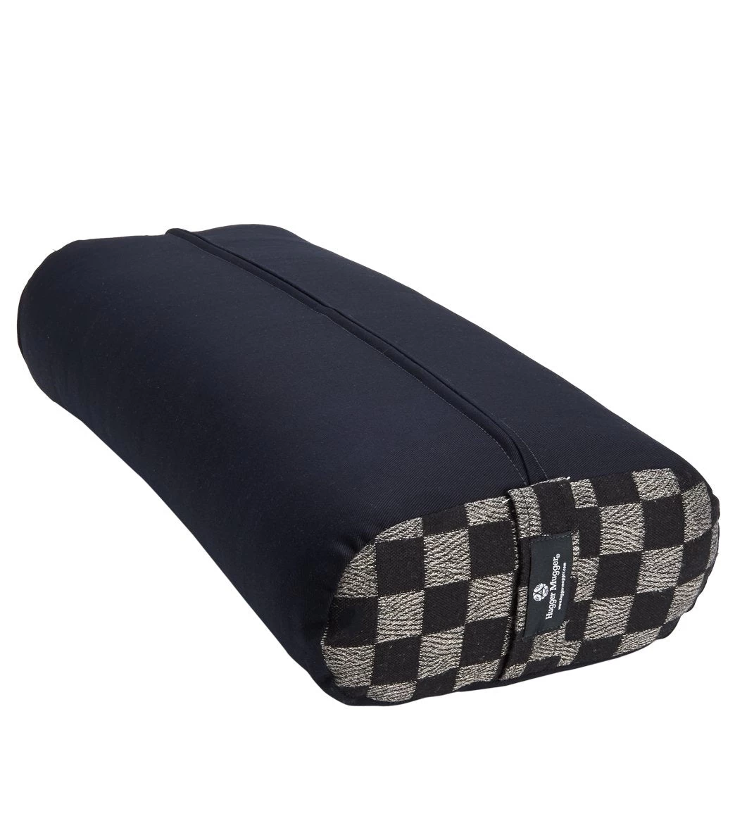 Hugger Mugger Standard Printed Yoga Bolster Checkmate