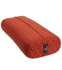 Hugger Mugger Standard Printed Yoga Bolster Harvest Flower