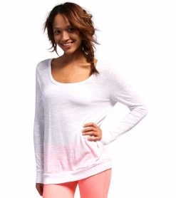 Beyond Yoga Surplice Back Pullover White