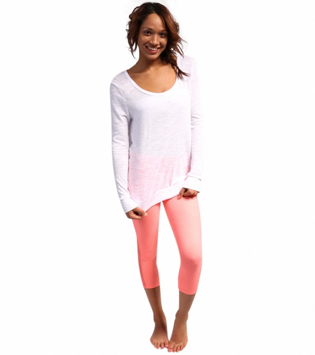 Beyond Yoga Surplice Back Pullover White - Image 4