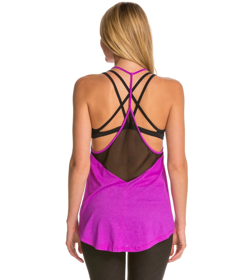 Beyond Yoga Ethereal Halter Tank Purple Orchid - Image 2