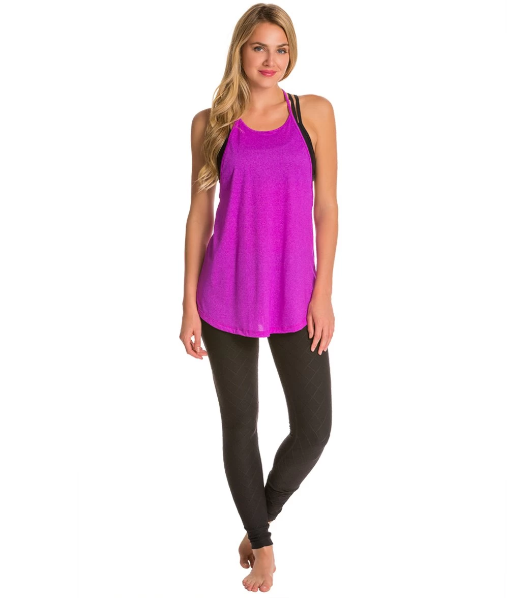 Beyond Yoga Ethereal Halter Tank Purple Orchid - Image 3