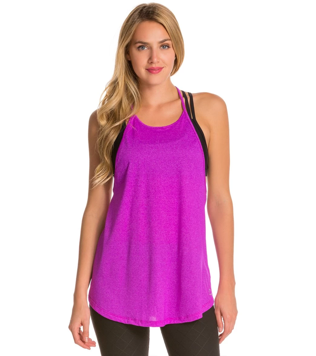 Beyond Yoga Ethereal Halter Tank Purple Orchid - Image 4