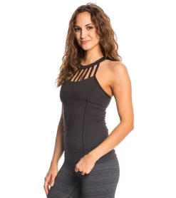 Beyond Yoga Sunray Straps Cami Black