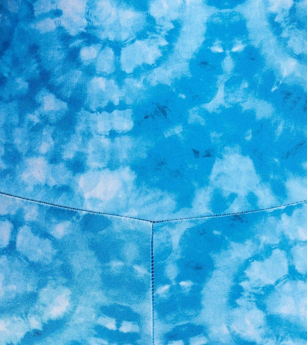Onzie Yoga & Dance Long Leotard Tie Dye Blue - Image 3