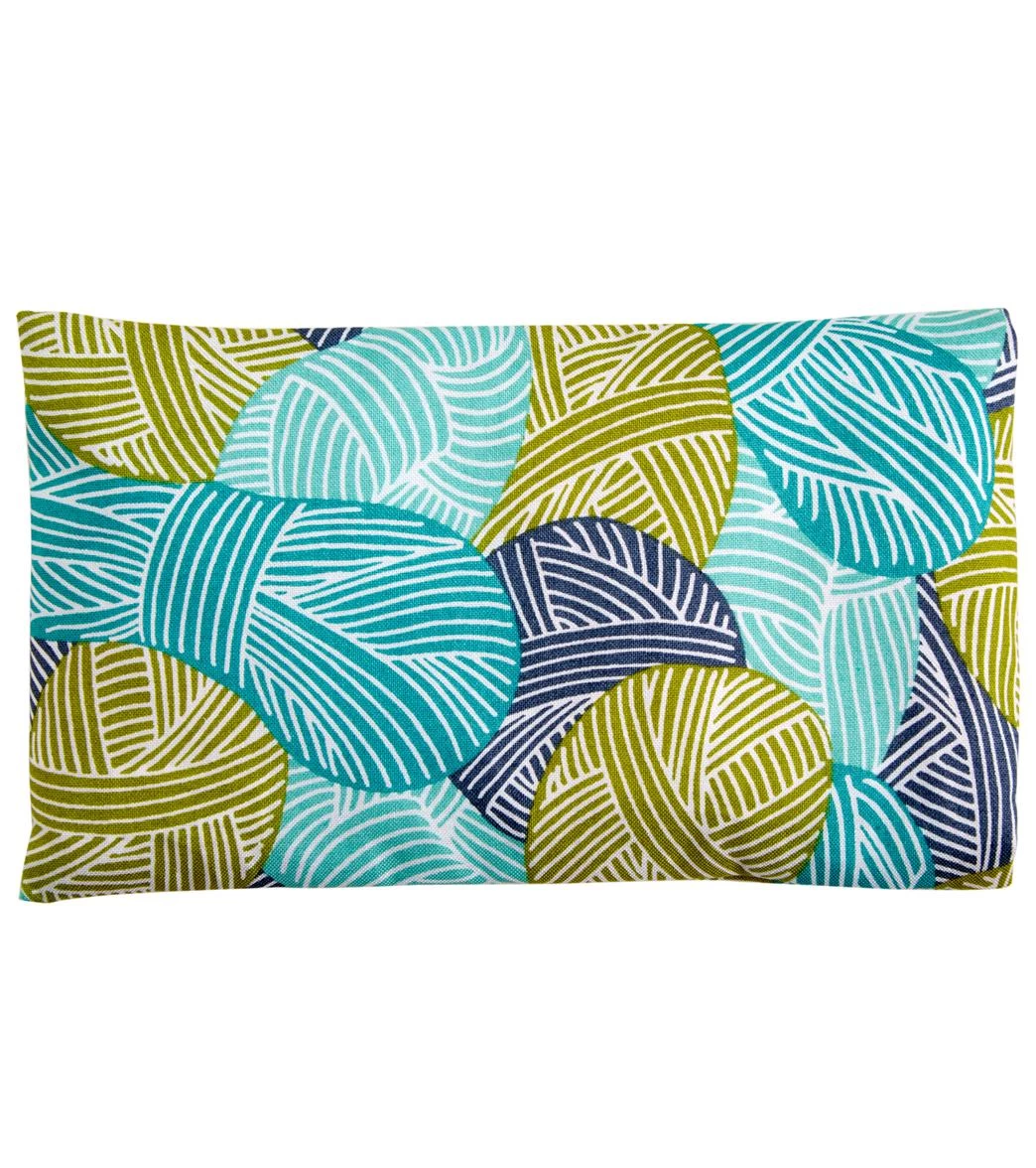 Halfmoon Cotton Yoga Eye Pillow Unscented - Unwind Blue - Image 2