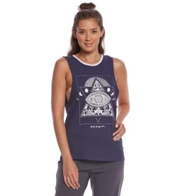 Spiritual Gangster Lunar Eye Rocker Muscle Tee