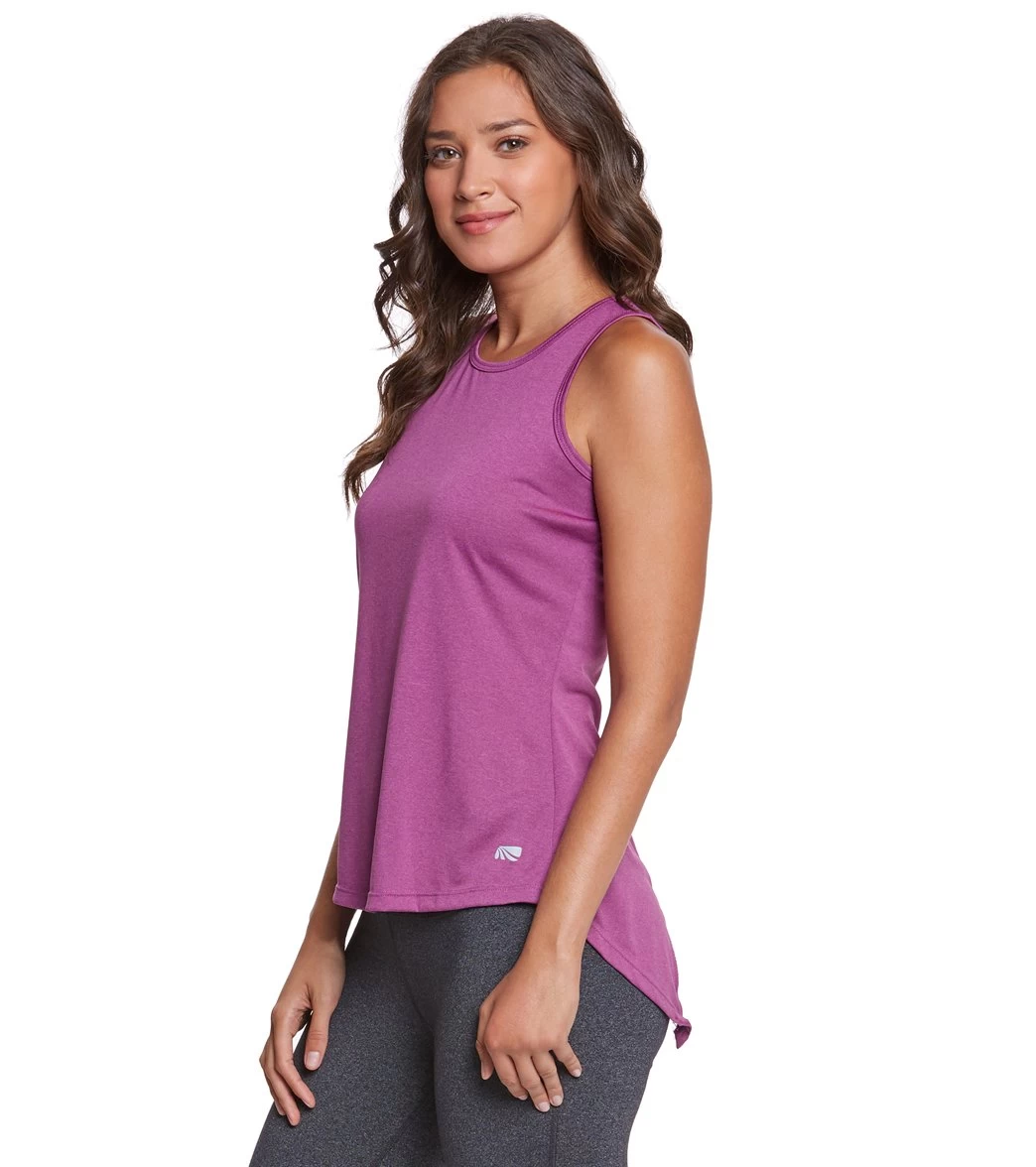 Marika Intrigue Singlet Yoga Tank Top Heather Amethyst - Image 2