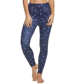 Beyond Yoga Kate Spade Night Sky High Waisted Yoga Capris