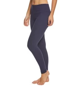 Balance Collection Basic High Waisted Yoga Leggings Peacoat