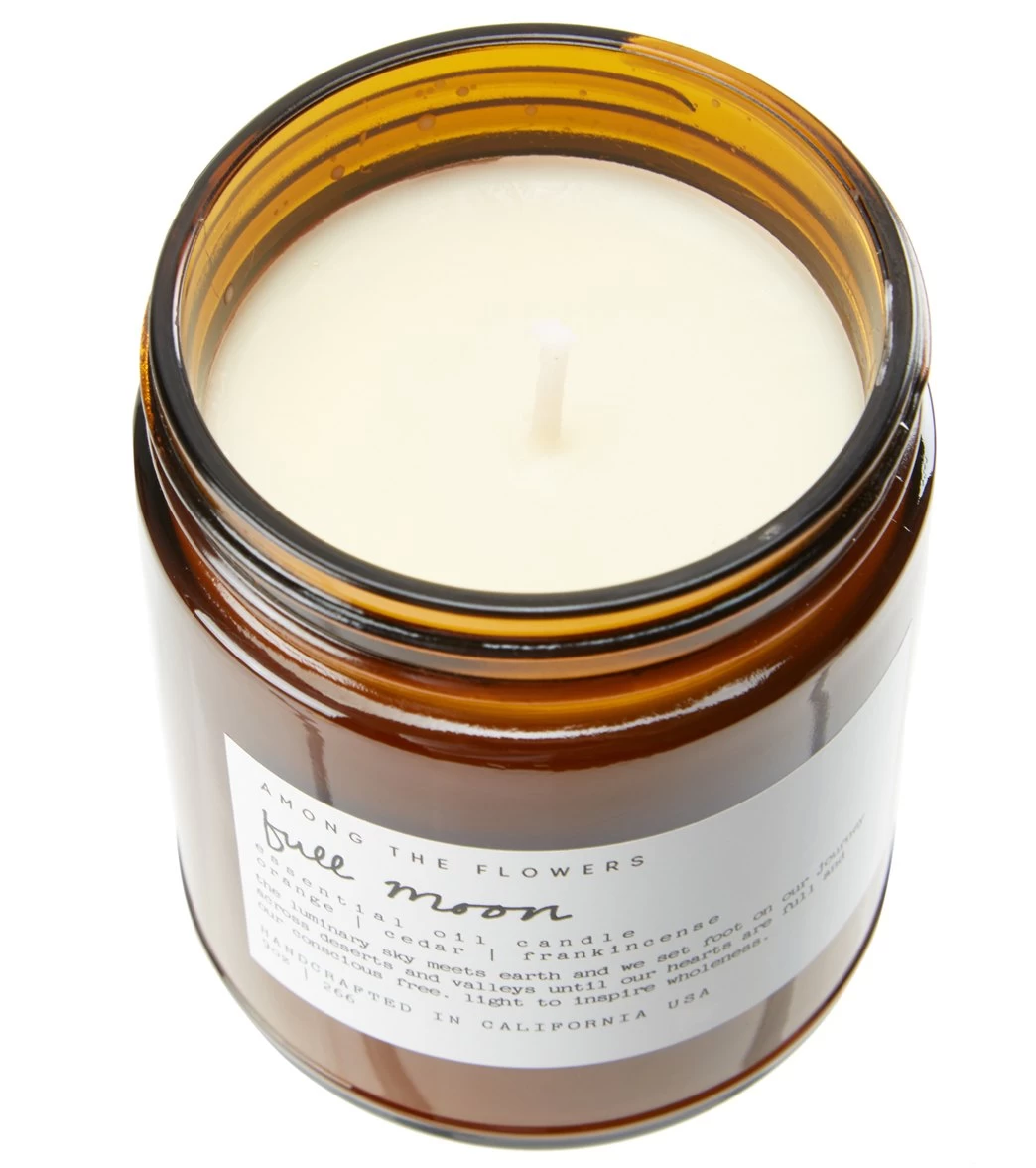 Among The Flowers Full Moon Orange + Cedar Candle
