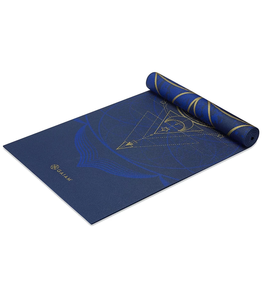 Gaiam Solar Metallic Yoga Mat 68" 6mm Solar