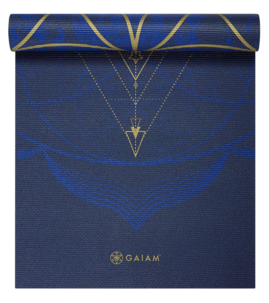 Gaiam Solar Metallic Yoga Mat 68" 6mm Solar - Image 2