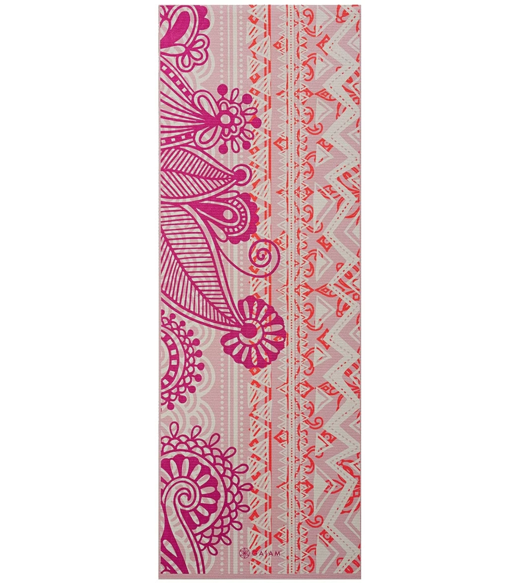 Gaiam Bohemian Rose Classic Yoga Mat 68" 4mm