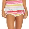 Spiritual Gangster Zoe Shorts Rainbow Stripe