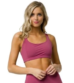 Onzie Aerial Yoga Sports Bra Shiny/Matte Mauve