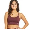 Marika Jillian Seamless Yoga Sports Bra Fig