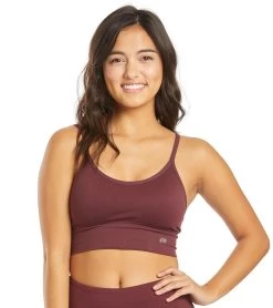 Marika Jillian Seamless Yoga Sports Bra Fig