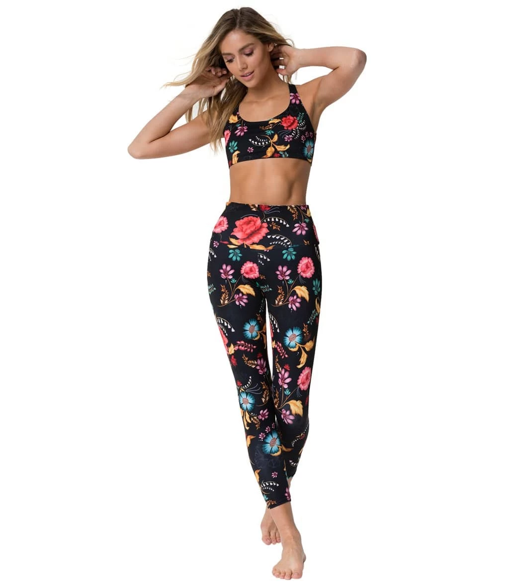 Onzie High Waisted Basic 7/8 Yoga Leggings Frida - Image 3