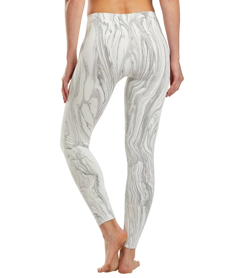 NUX Mesa Hand Dyed Seamless Yoga Leggings Lava Dye - Image 2