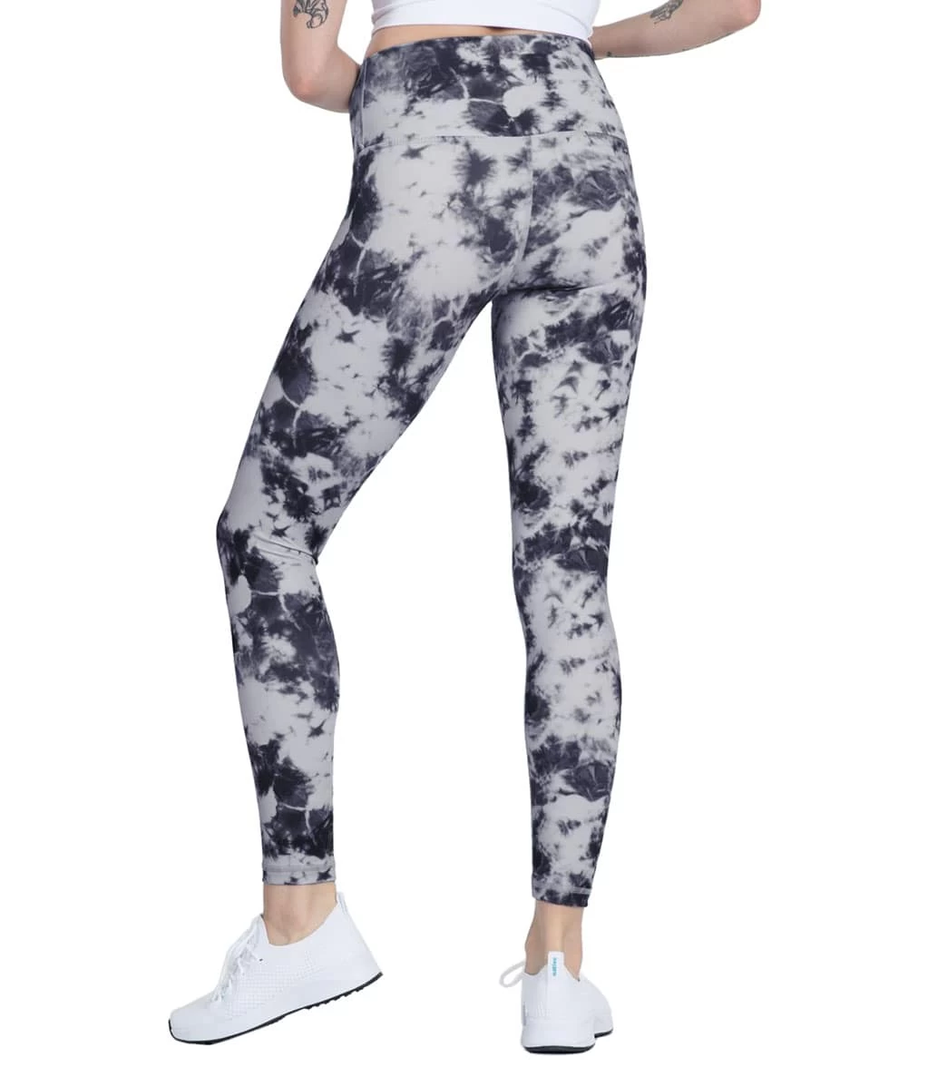 DYI Printed Signature Yoga Leggings Photo Tie Dye - Image 2