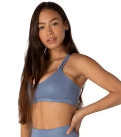 Beyond Yoga Twinkle Yoga Sports Bra Serene Blue/Blue Dizzy Twinkle