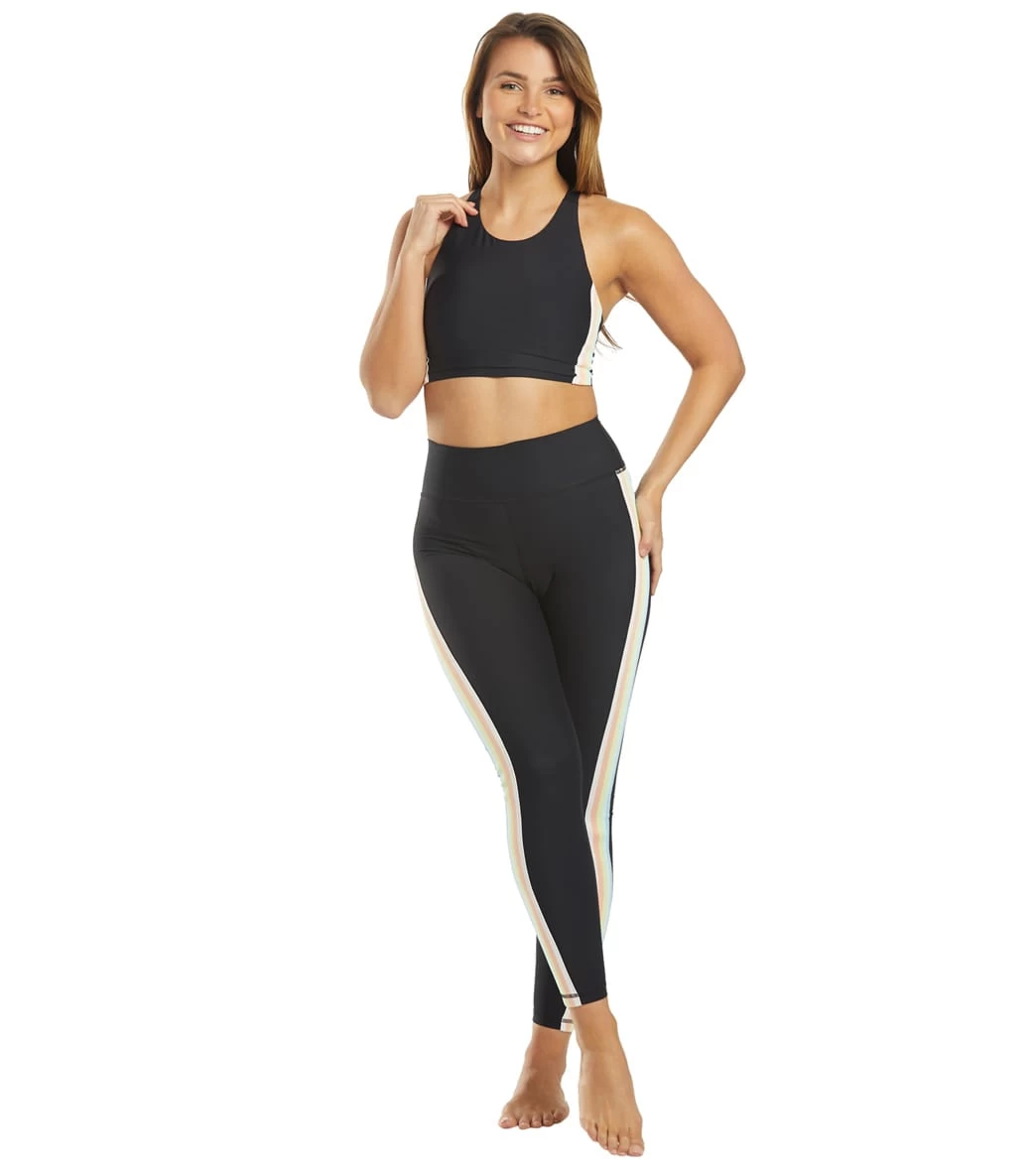 Spiritual Gangster 7/8 High Waisted Yoga Leggings Black - Image 3