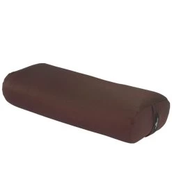 Hugger Mugger Standard Solid Yoga Bolster Mocha