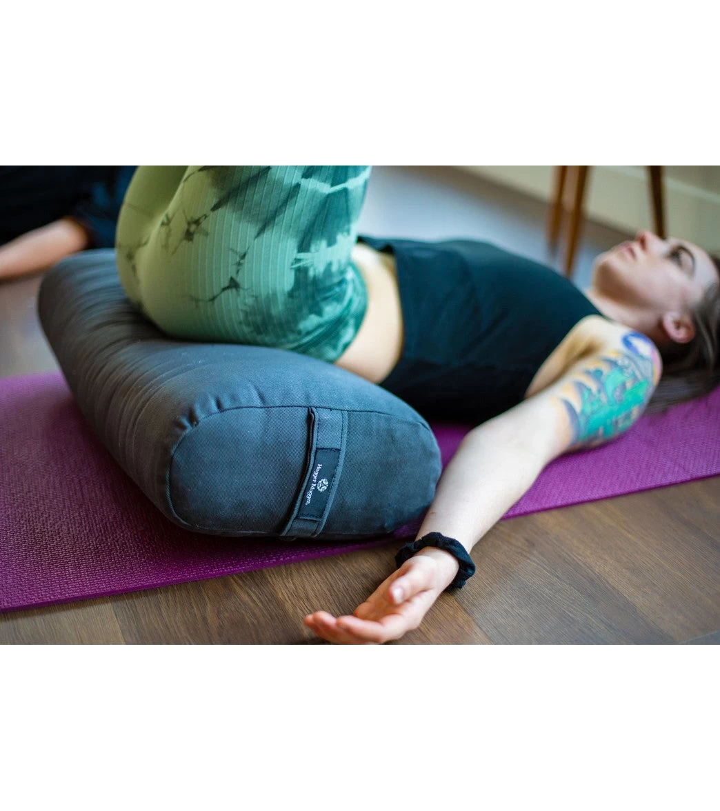 Hugger Mugger Standard Solid Yoga Bolster Mocha - Image 2