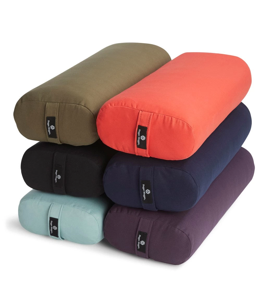 Hugger Mugger Standard Solid Yoga Bolster Mocha - Image 3
