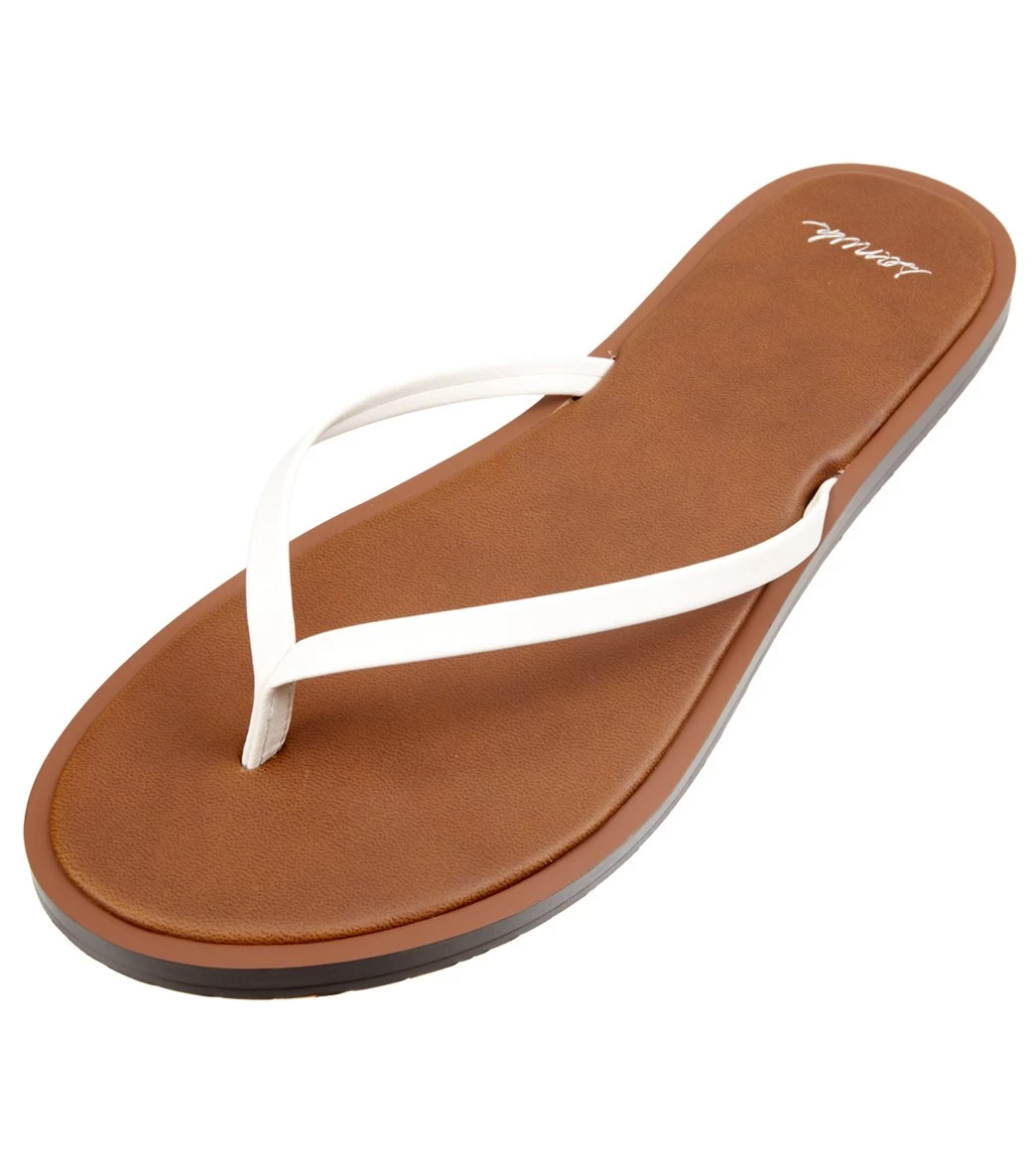 Sanuk Women's Yoga Aurora Flip Flop White - Image 4