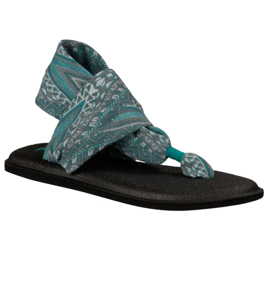 Sanuk Yoga Sling 2 Prints Sandal Teal Tribal - Image 3